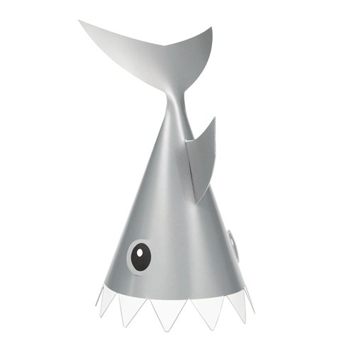 Shark Party Shaped Paper Hats