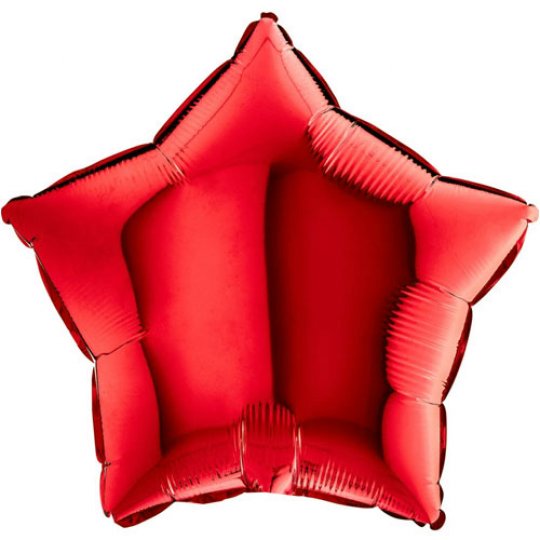 18" Red Foil Star Balloon