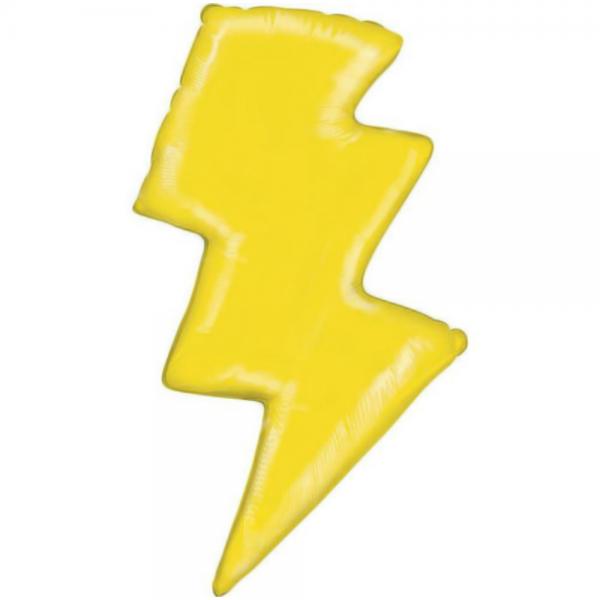 Lightning Bolt Foil Balloon - partyfrills
