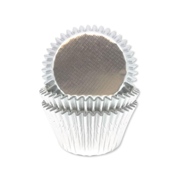 Silver Cupcake Cases - partyfrills