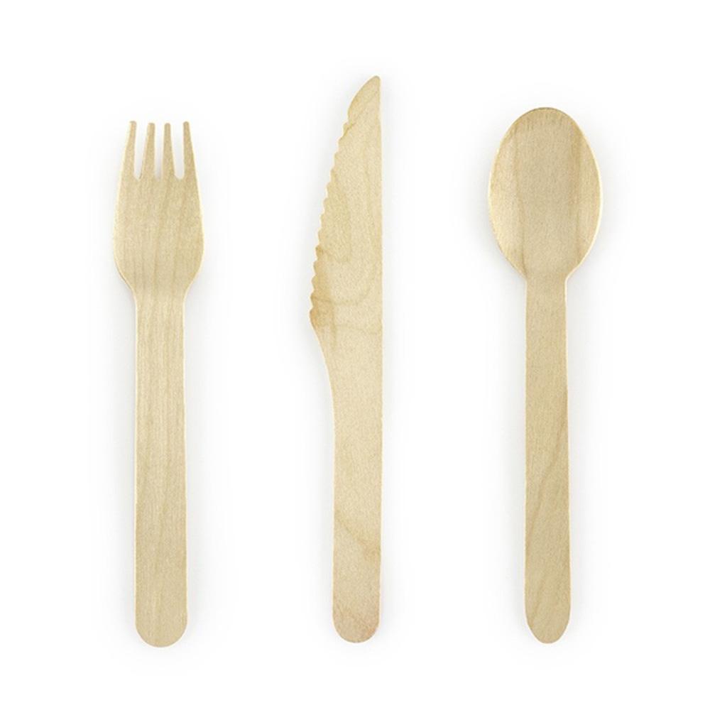 Wood Cutlery Set (8)