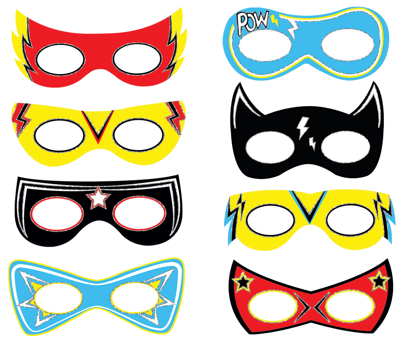 Super Hero Masks - partyfrills