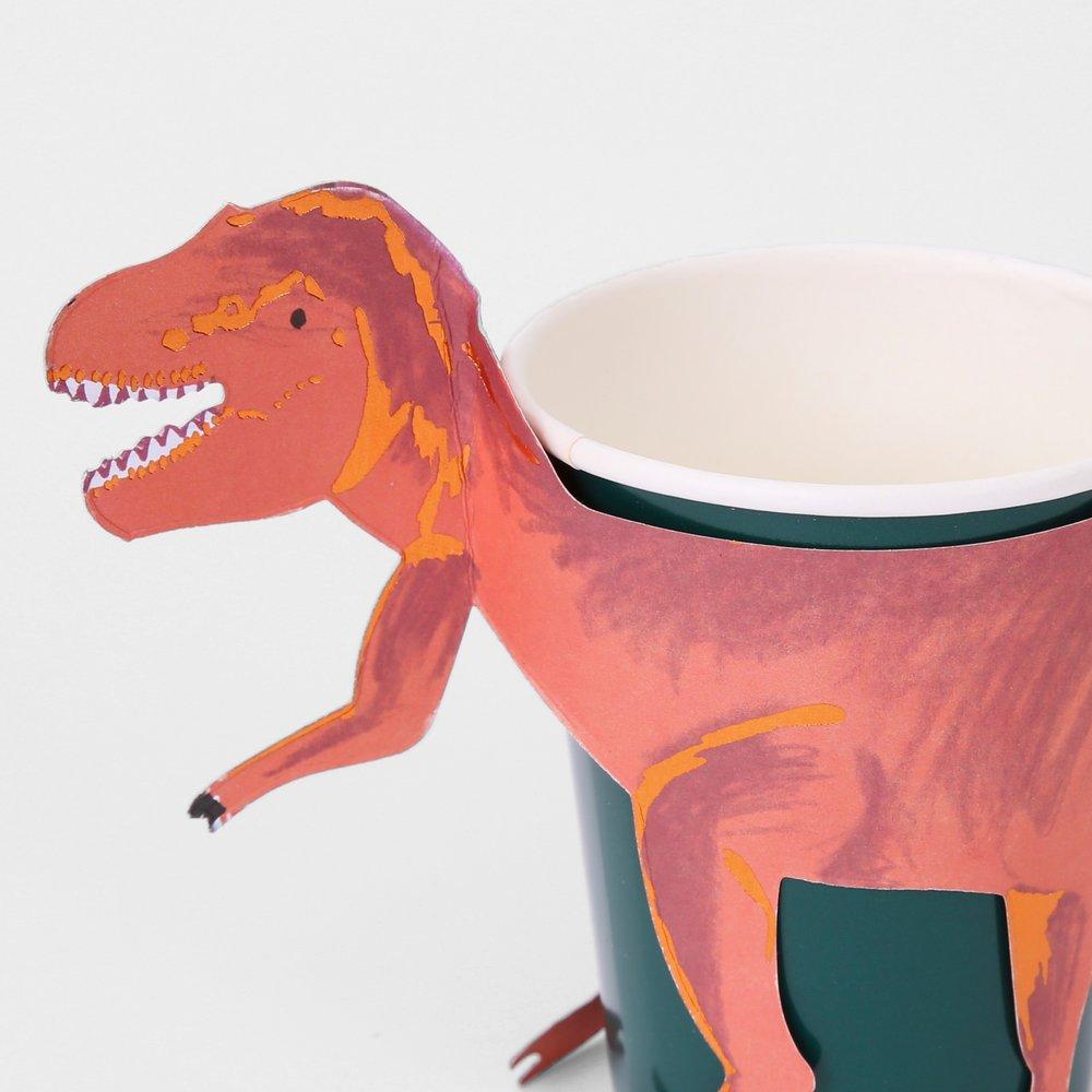 T-Rex Party Cups - partyfrills