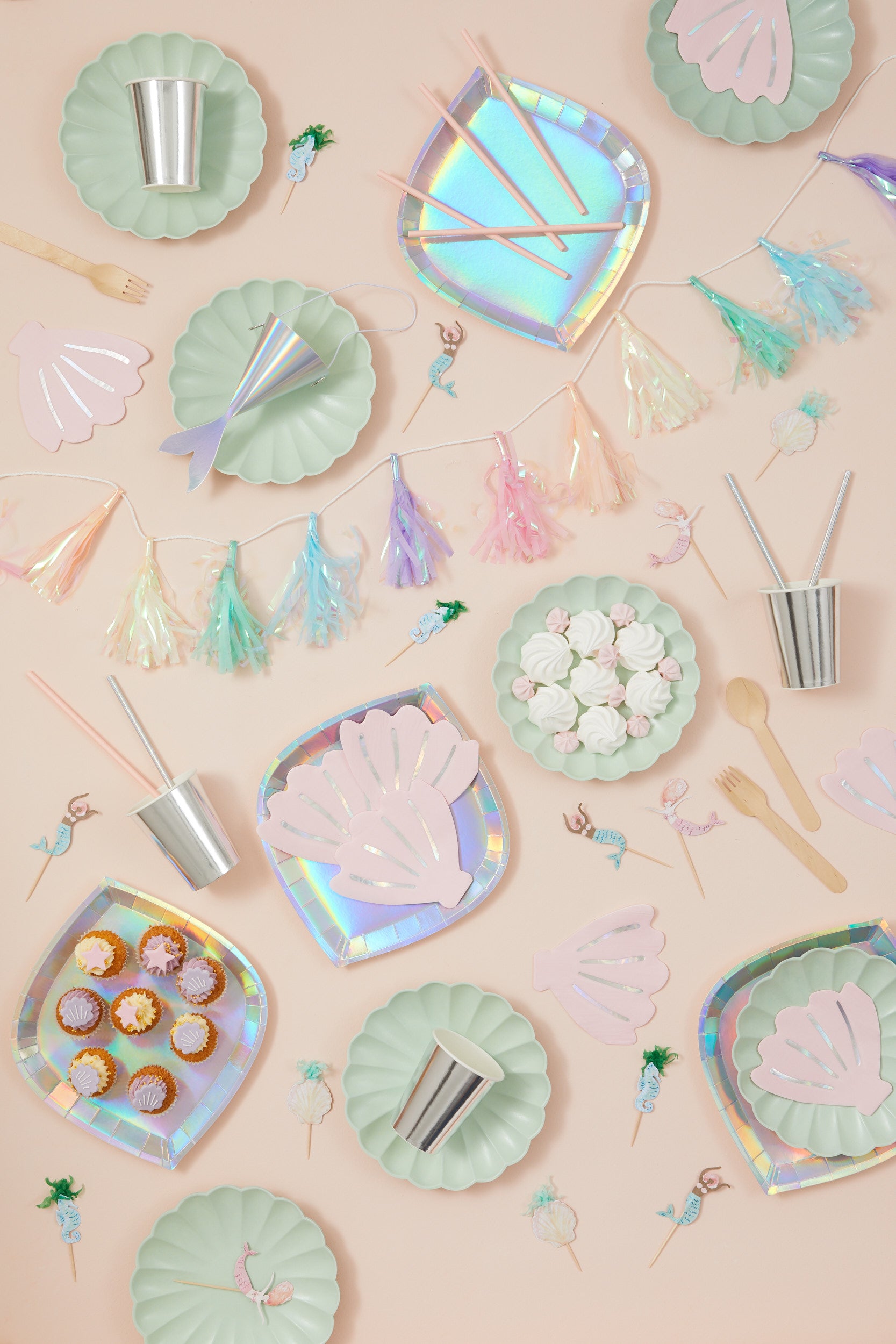 Iridescent Stellar Dinner Plates