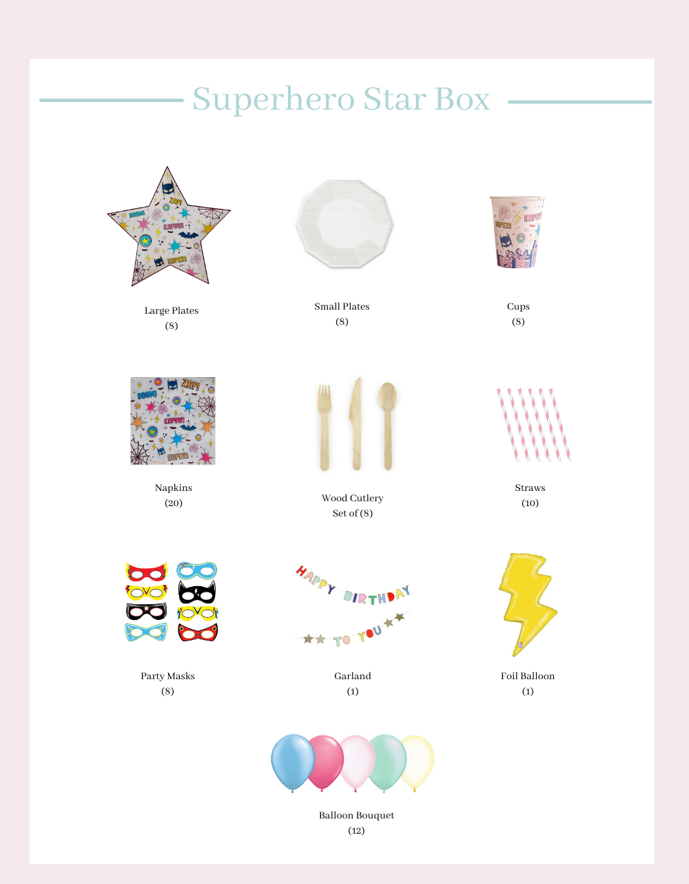 Superhero Star Box