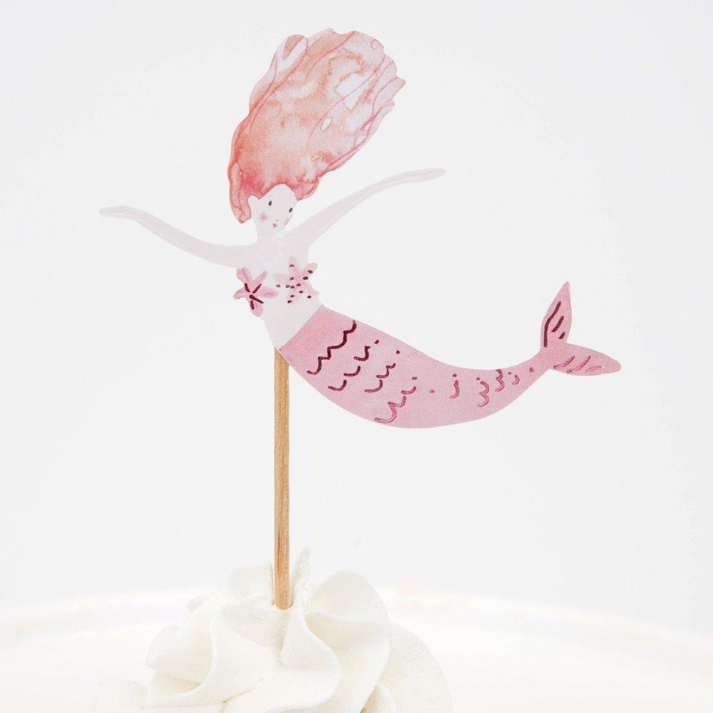 Mermaid Cupcake Kit - partyfrills