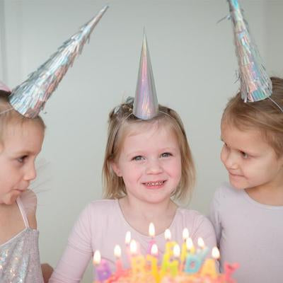 Iridescent Unicorn Party Hat - partyfrills