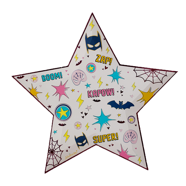 Superstar Hero Plates - partyfrills