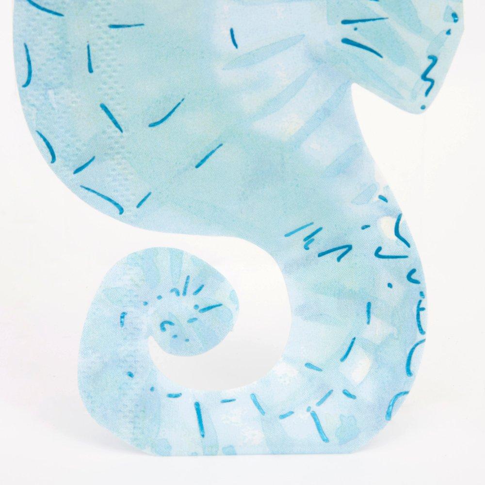 Seahorse Napkins - partyfrills