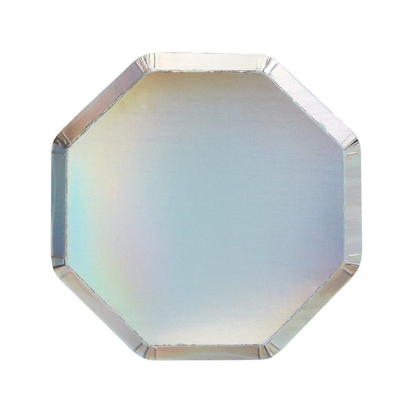 Holographic Large Dinner Plates - partyfrills